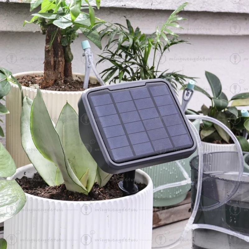 Solar Powered Automatic Watering Device Intelligent Timer Drip Irrigation System Self Watering Equipment for Potted Plants view 4