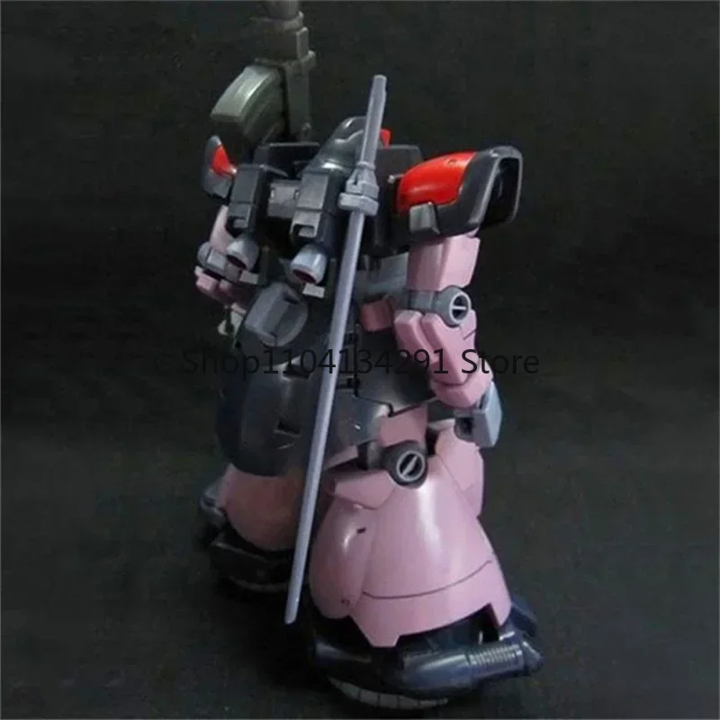 반다이 오리지널 모델 키트 건담 HG MS-09 도름 사막 위성 1/144 애니메이션 액션 피규어 조립 모델 장난감 소년을 위한 선물