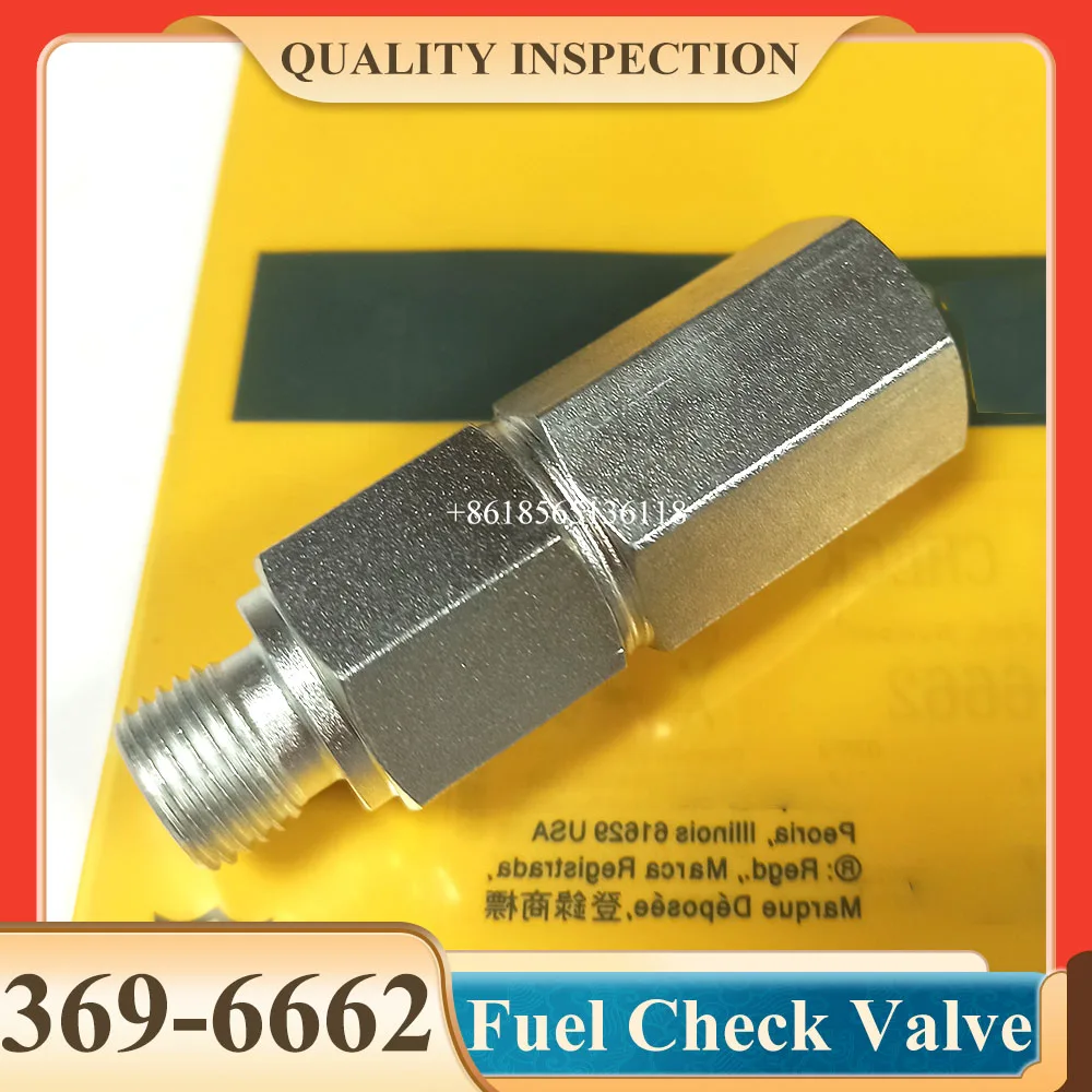 Excavator Fuel Check Valve 3696662 369-6662 for 330 336D C7 C9 Common Rail Engine Part Pressure Regulator Valve