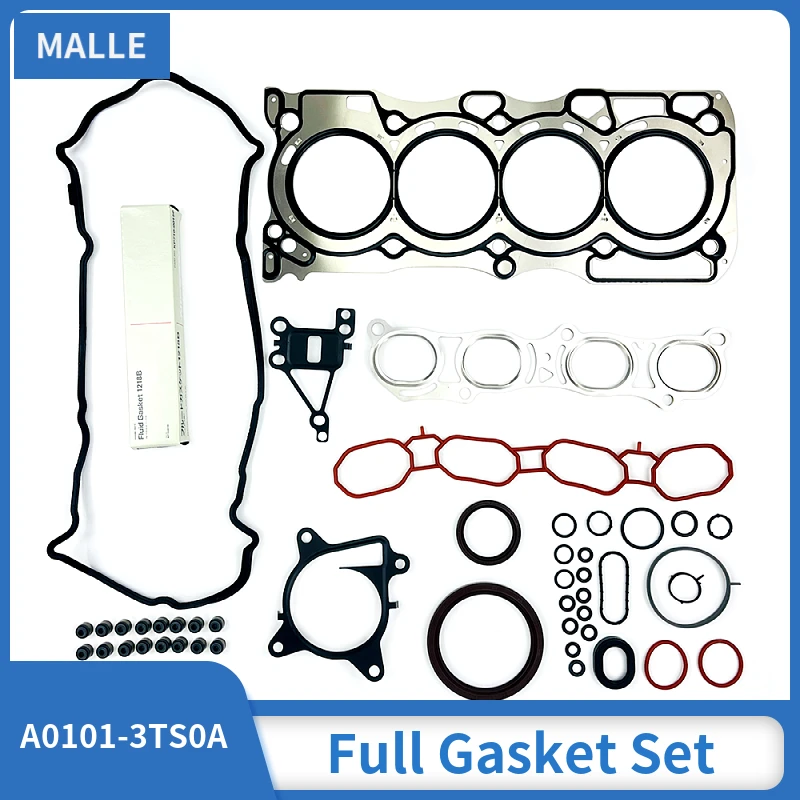 

Engine QR25 T32Z Overhaul Gasket Repair Kits A0101-3TS0A For Nissan X-TRAIL T32 2.5 2488cc QR25DE Cylinder Head Car Accessories