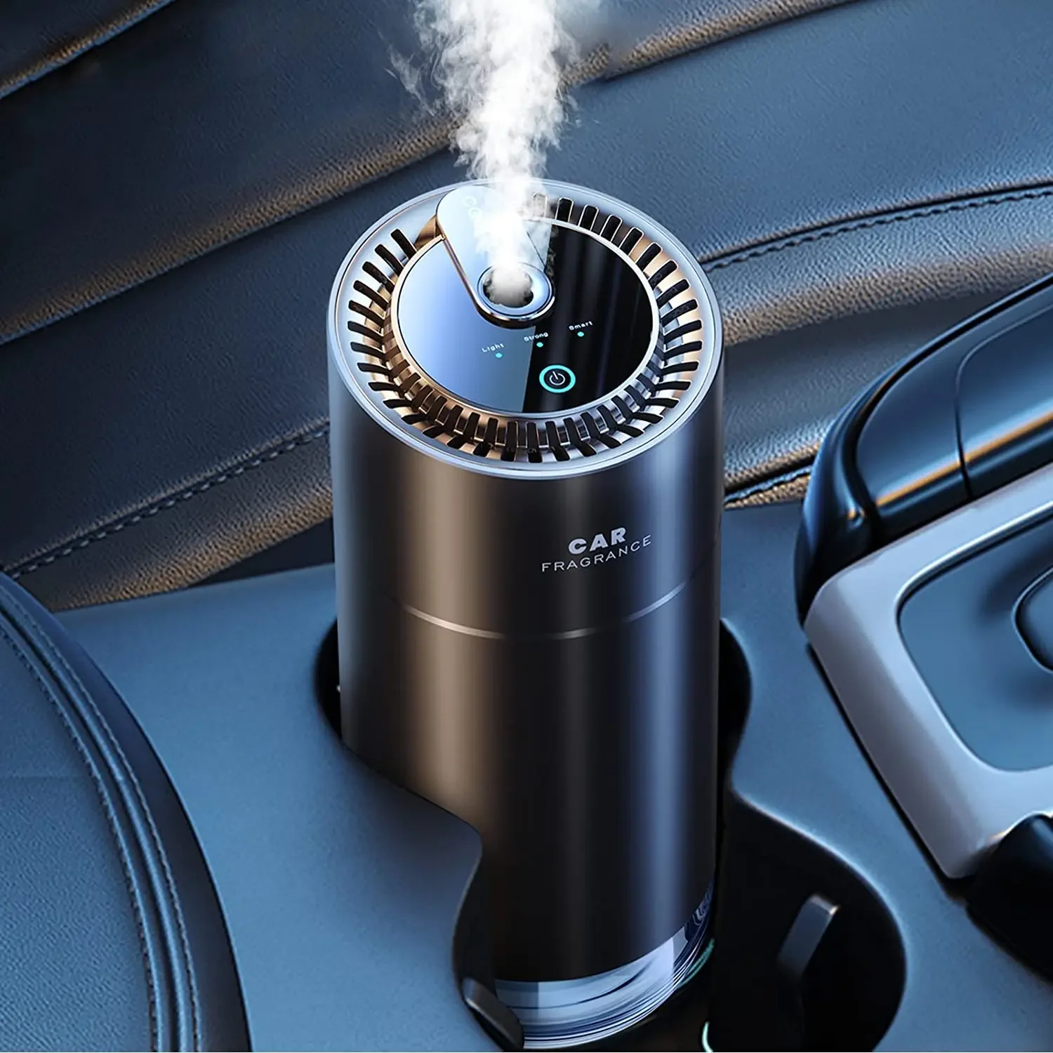 Smart Car Air Fresheners Essential Oils Diffuser Adjustable Concentration Ultrasonic Atomizer Automatic On/Off Smell Distributor