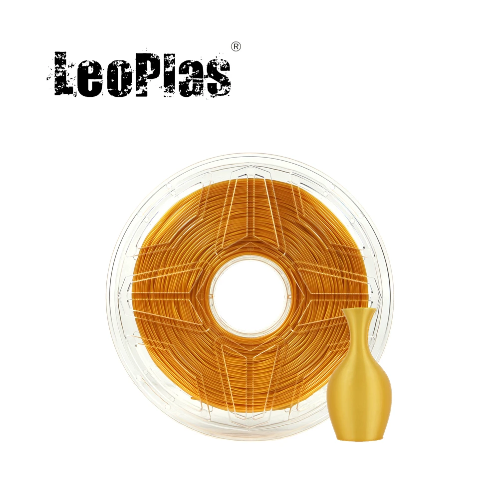 

LeoPlas Gold TPU Filament Golden Flexible 1.75mm 1kg 95A Shore Hardness For FDM 3D Printer Consumables Printing Supplies