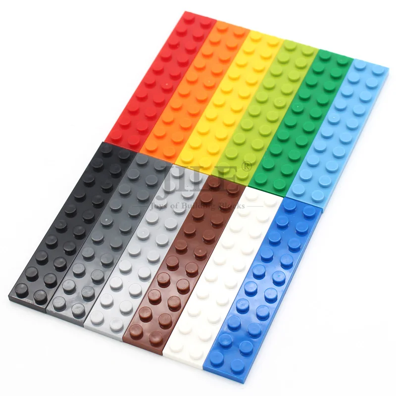 20pcs Moc Plate 2x10 3832 DIY Creative Enlighten Building Blocks Bricks Bluk Sets Compatible with Plastic Toys for Children