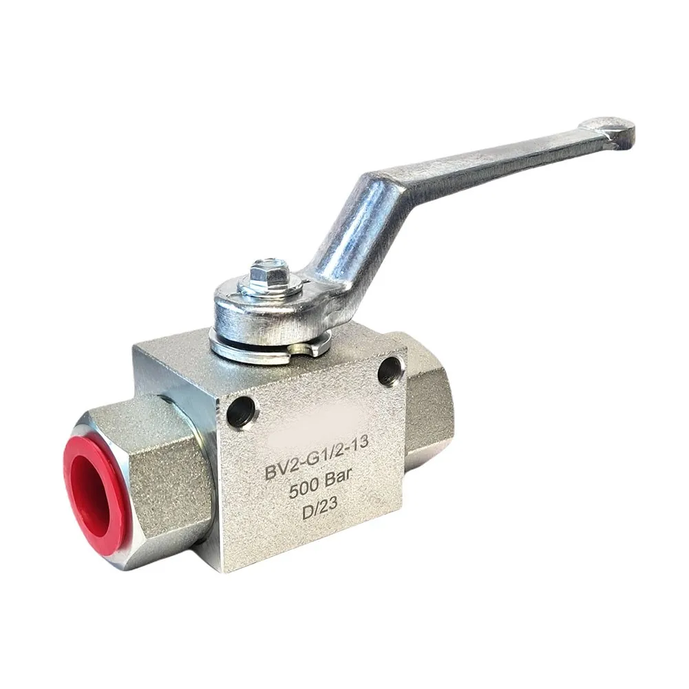 

2Way Hydraulic Ball Valve High-Pressure Ball Valve W/ Orifice-1/4 To 3/4 For B SP Hydraulic High Pressure Ball Valve