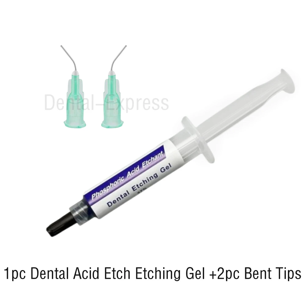 5ml Syringe Dental 37% Dentex Phosphoric Acid Etching Gel Etchant Gel Bond Teeth Glue Dentist Material