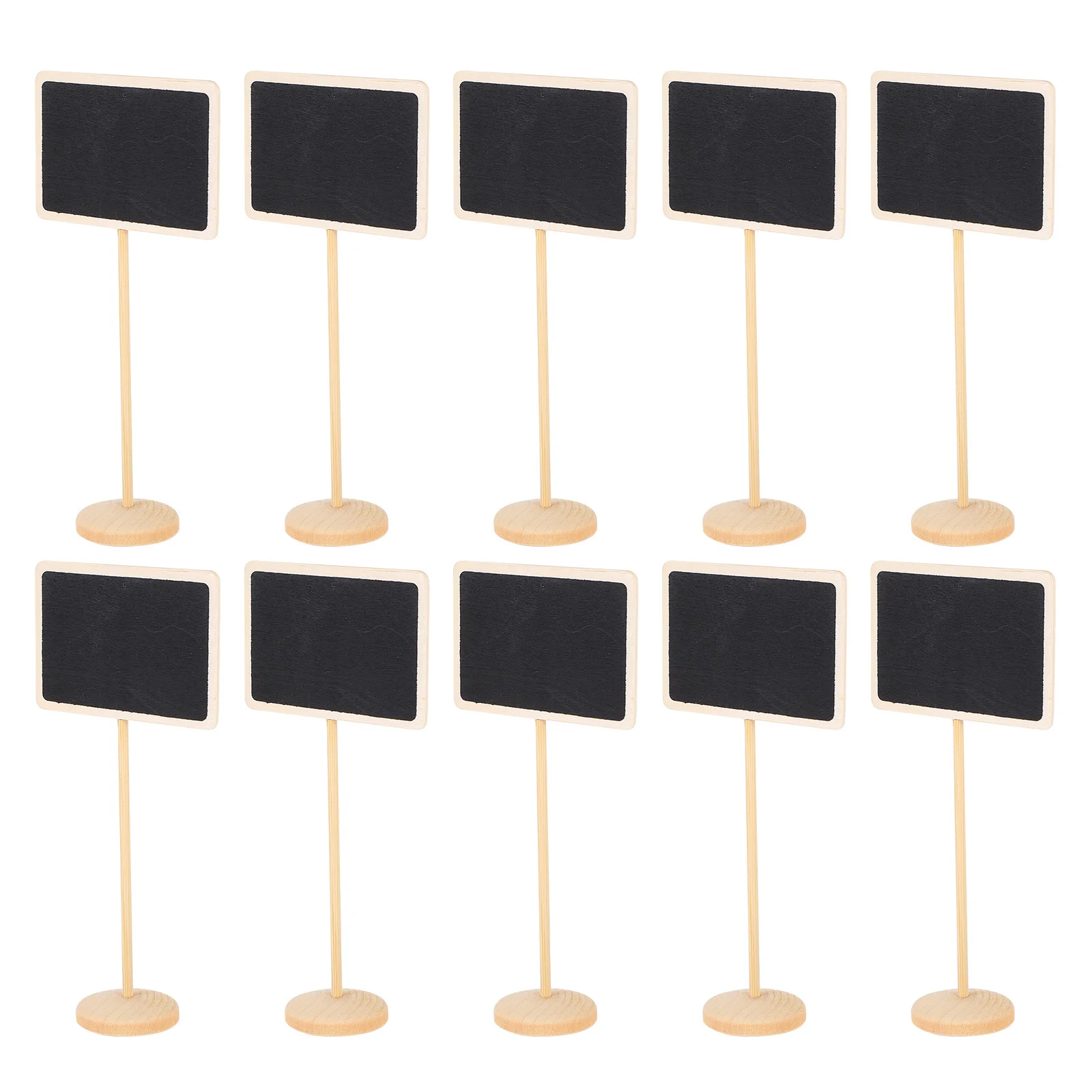 10 قطعة علامات السبورة الخشبية الصغيرة مستطيل السبورات ل رسالة مجلس الحرفية حفل زفاف الديكور علامة السبورة الصغيرة