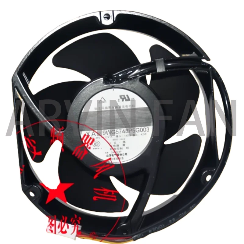 9WG574BP5G003 พัดลมกันน้ำระดับ IP68, 48V 1.62A