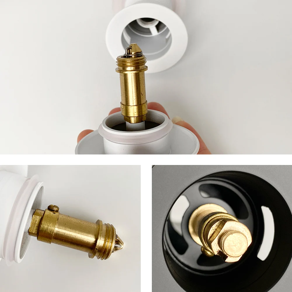 Bathroom Sink Spring Plug Replacement Drain Filter Bounce Valve Fittings Pop up Waste Internal Core Click Clack Bolt Spring Set