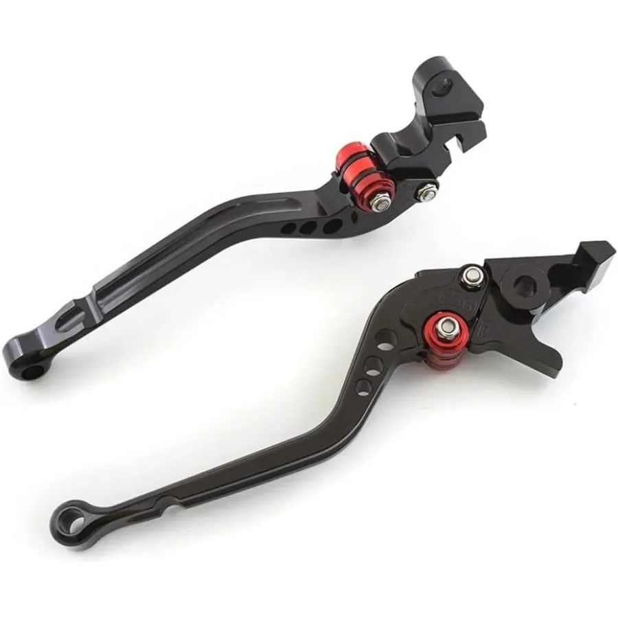 رافعة فرامل الدراجة النارية من الألومنيوم قابلة للتعديل لـ Husqvarna SM610 SM 610 2007 2008 2009 نماذج قابض متين ورافعة فرامل يدوية #6