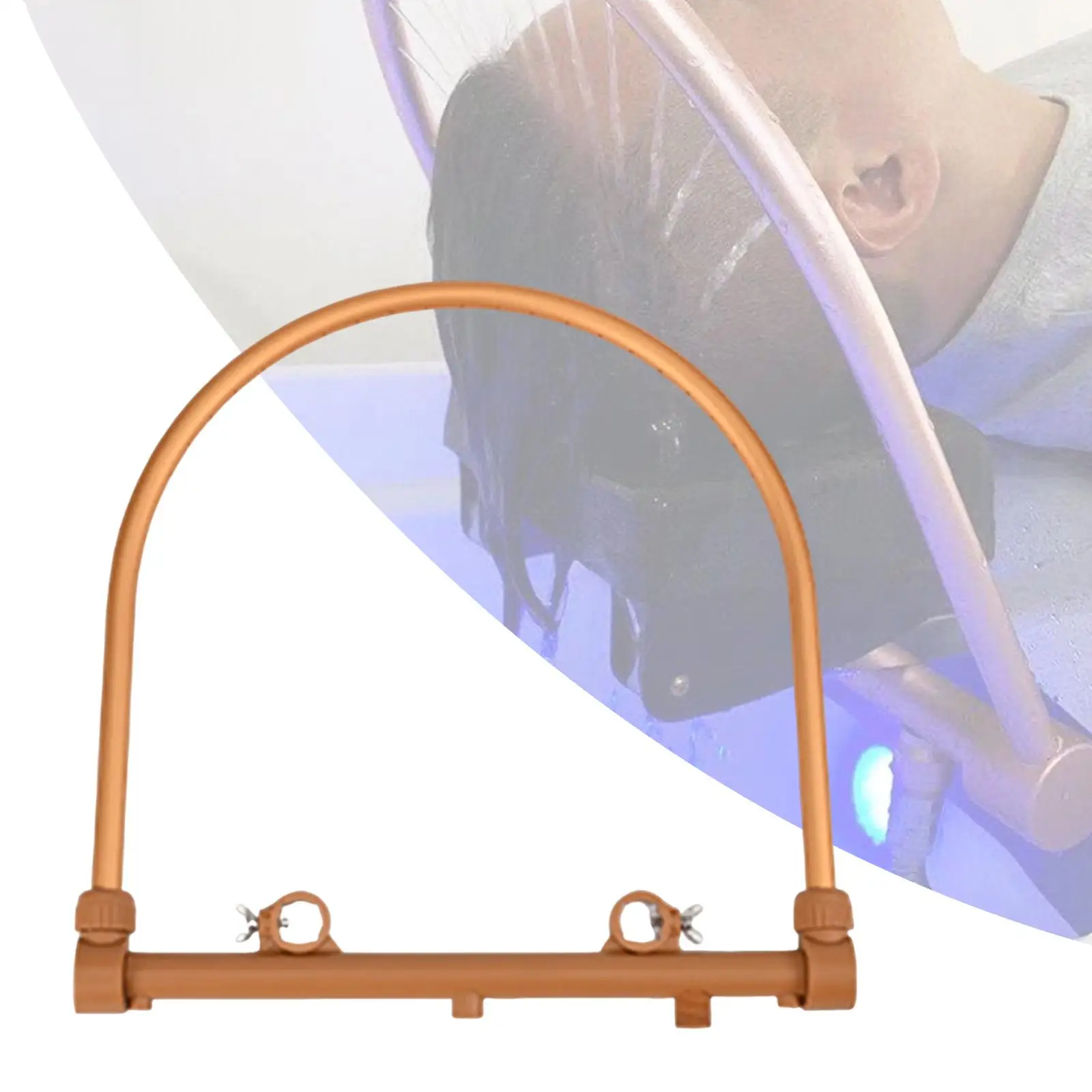 Water Circulation Rack Professional Hydrotherapy Bend Pipe Accessory for Beauty Salon Hair Treatment Barber Shop Head Massage