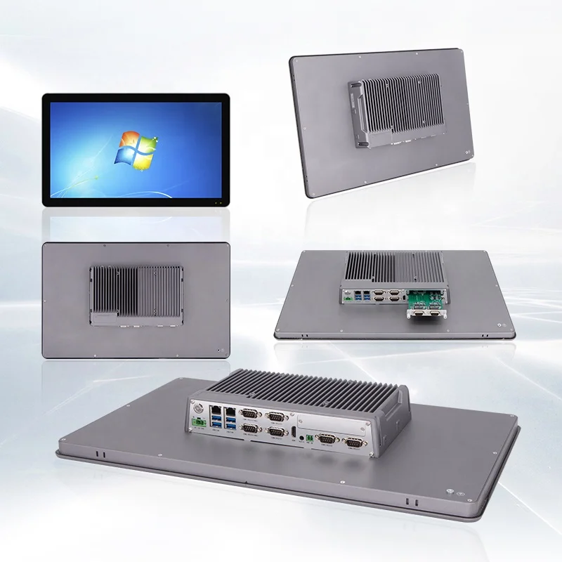 Embedded Industrial Computer Human Machine Interface Expand Slot Touch Screen Panel Pc