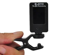 JOYO Guitar Bass Tuner Afinador Mini LCD Clip-on 360 Degree Rotatable Clip Tuner for Chromatic Guitar Bass Violin Ukulele