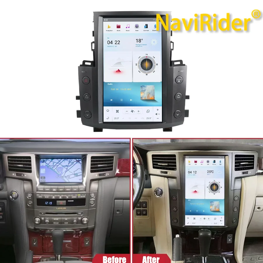 

RHD LHD 13,6 дюймов для Lexus LX570 LX 570 2007-2015 Android Автомобильный радио Стерео CarPlay Авто Мультимедийный плеер GPS-навигация 256 ГБ