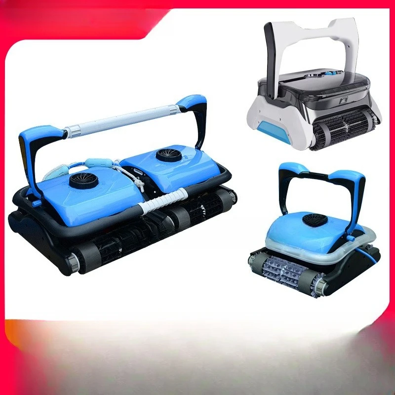 Pool Automatic Cleaner Robot Underwater Wall Climbing Vacuum For Swimming Pool Bottom Dirt Self Cleaning Machine