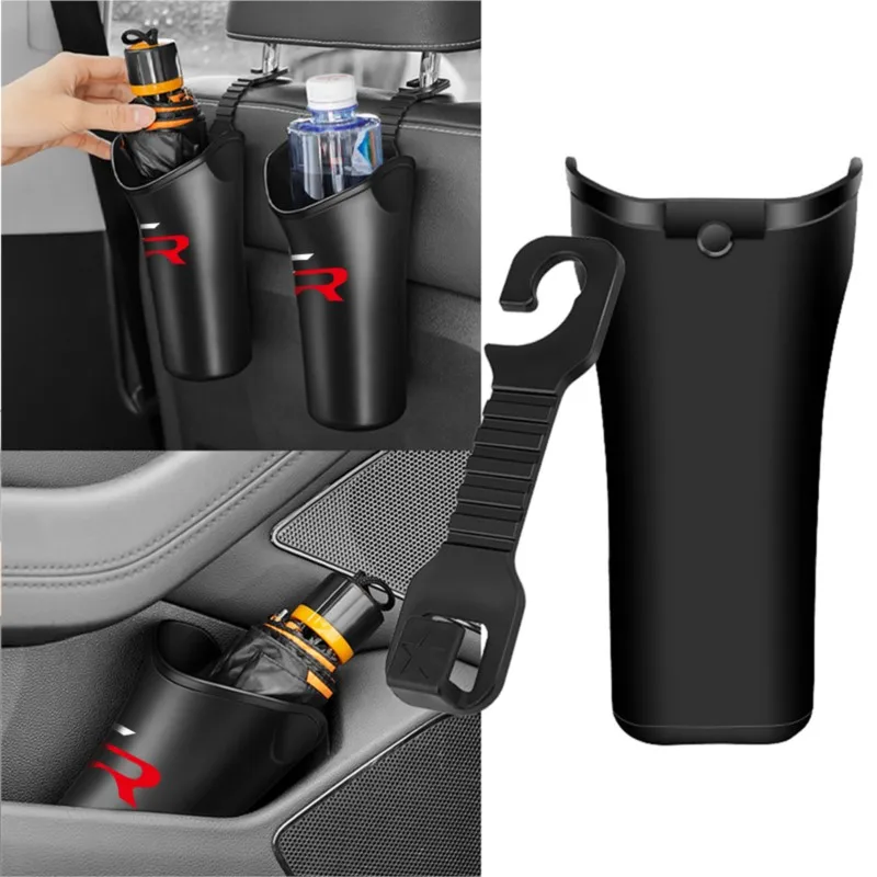 Car Storage Box Umbrella Garbage Organizer Bucket Auto Styling For Seat Cupra FR Racing Ibiza Leon Ateca Sportcoupe Exeo Altea