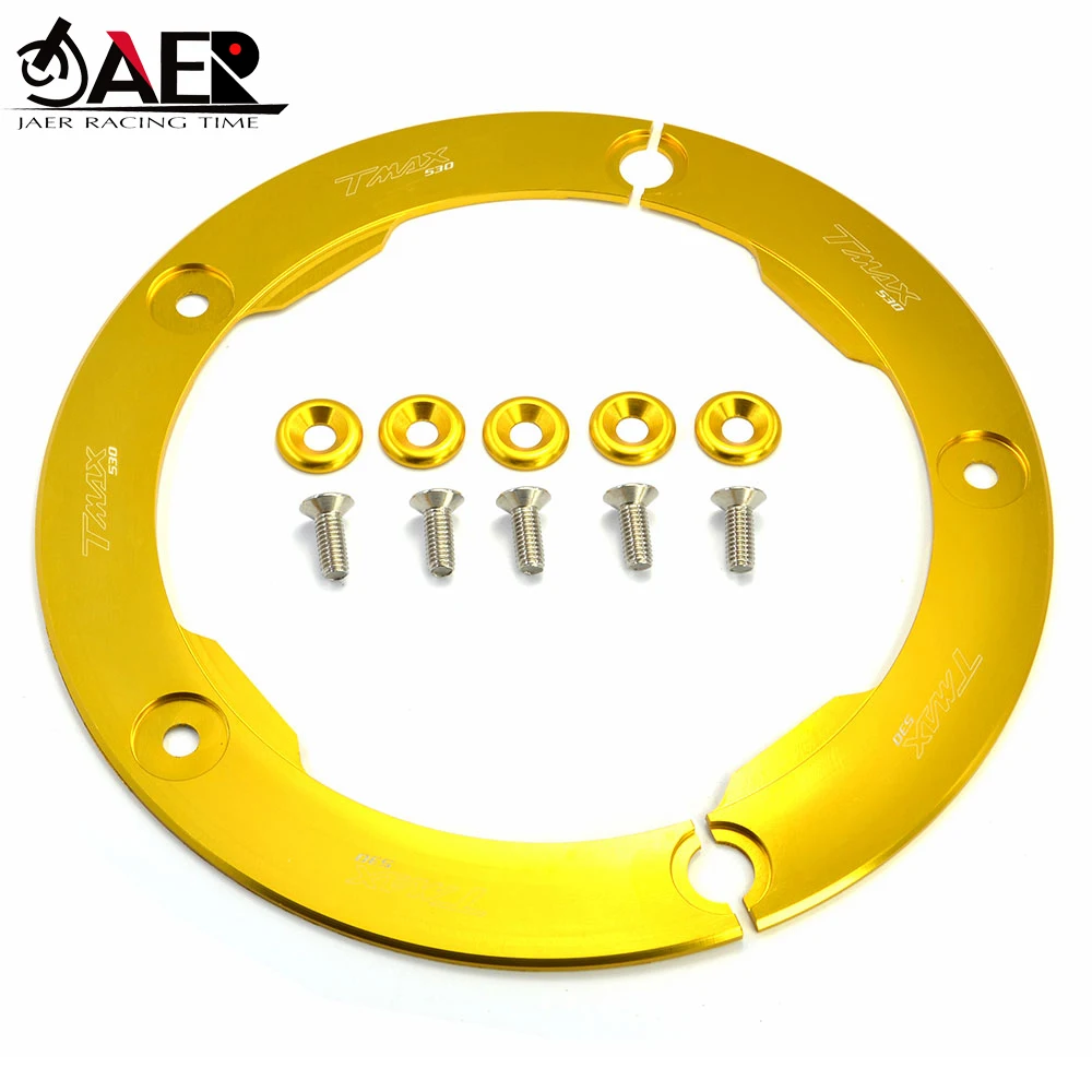 

CNC Aluminum Transmission Belt Pulley Protective Cover for Yamaha T MAX 530 2012-2015