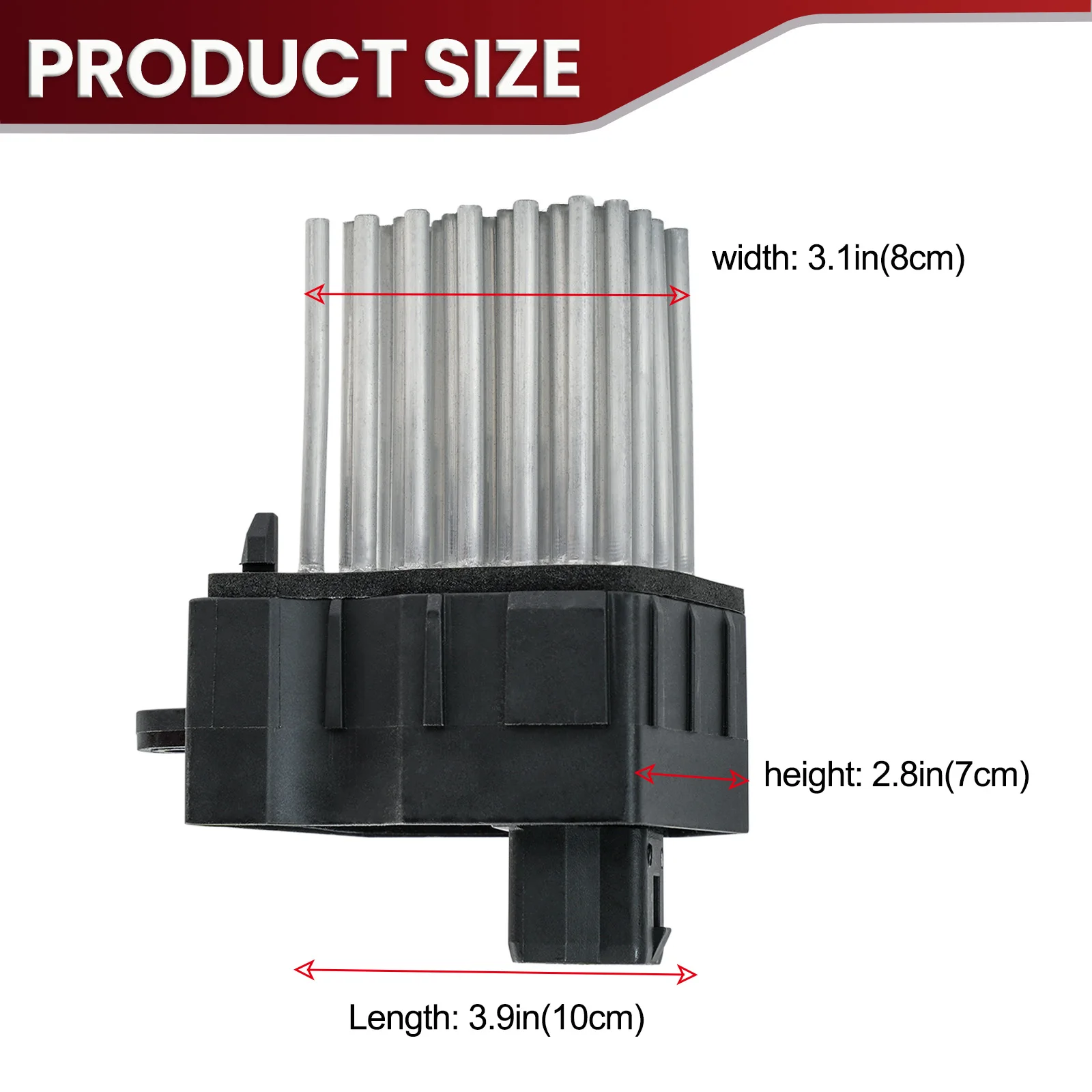 

Heater Blower Fan Motor Final Resistor For BMW 3er 5er X3 X5 E36 E39 E46 1998 - 2007 E53 E83 1995 - 2008 64116923204 64116929540