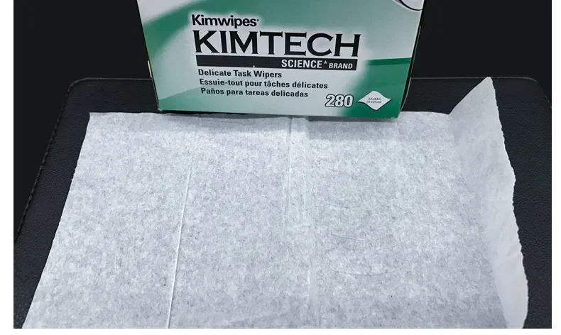 Kimtech-光ファイバーフェイスワイプ,ほこりのない紙,帯電防止,クリーニングペーパー,1パックあたり280個