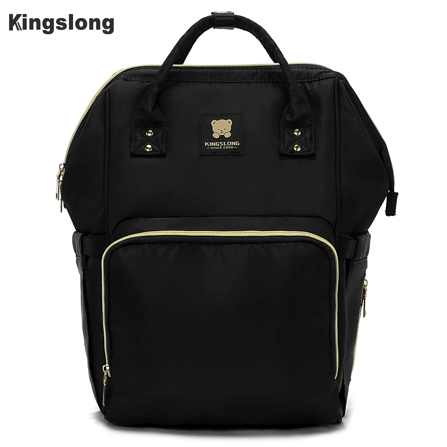 KINGSLONG High Quality Mom Travel Backpack Large Capacity Waterproof Oxford Cloth Carry Nursery Baby Backpack Mommy Diaper Bags