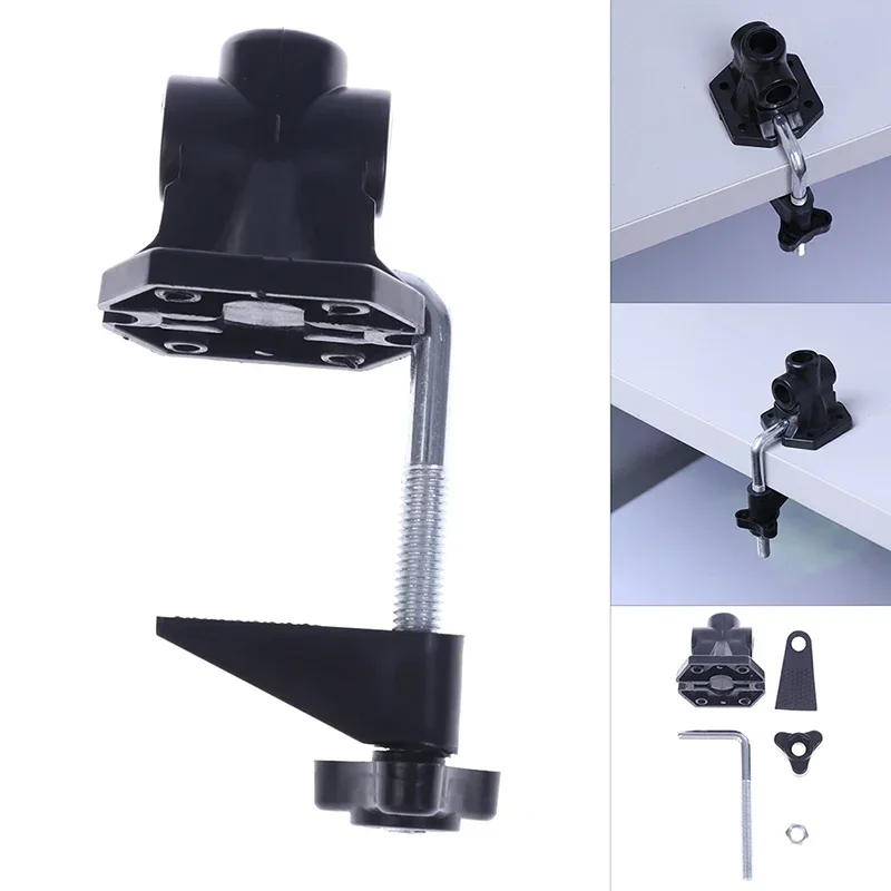 Bracket Clamp DIY Fixed Desk Lamp Clip Fittings Screw Camera Flash Holder Fit For Mic Stand Desk Lamp Magnifier Bracket