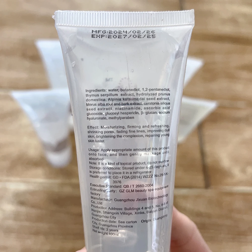 Newest 100ML Ultrasonic HIFU Gel Skin Firming Tighten Anti Wrinkles Gel High Intensity Focused Ultrasound Massager Gel 1PCS