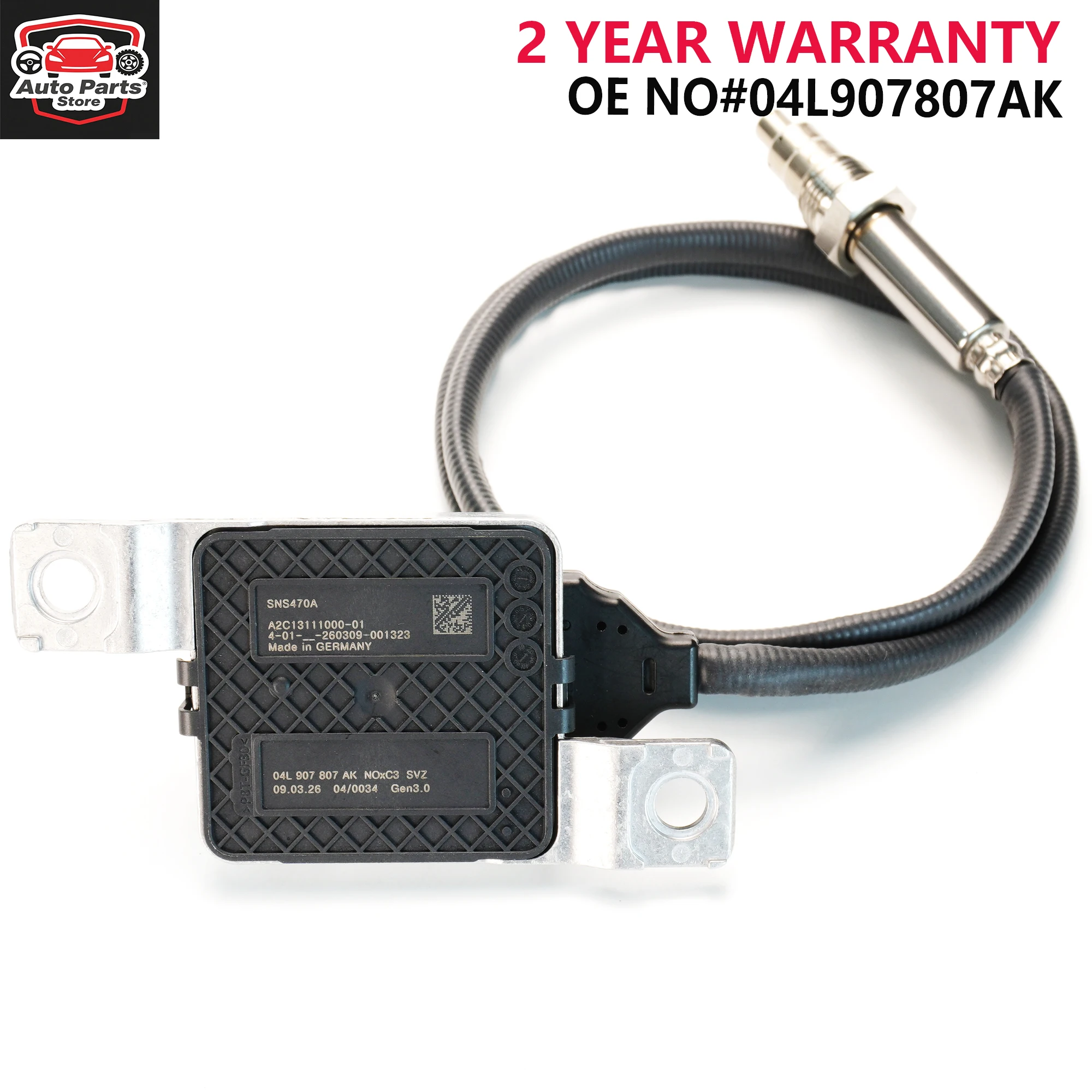 

04L907807AK High Quality Nitrogen Oxide Sensor For VW Audi Skoda Seat 2.0 TDI Diesel Exhaust Parts