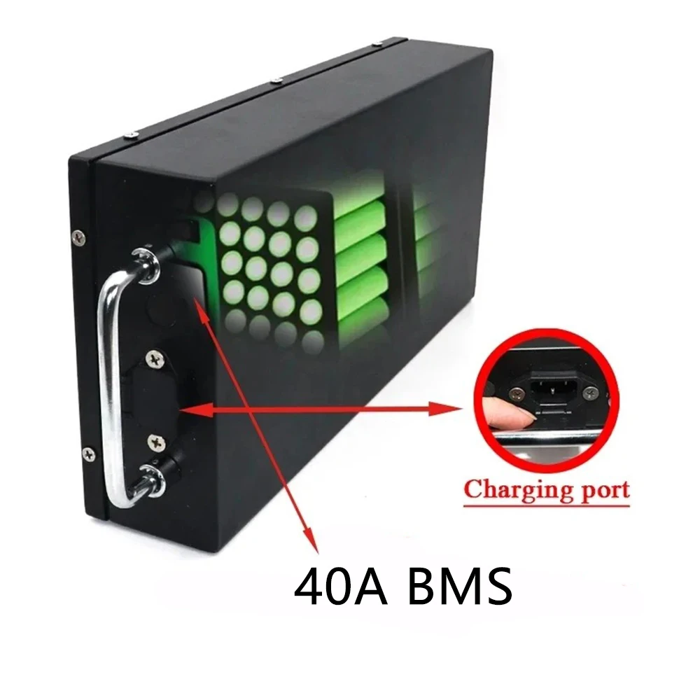 For Harley Lithium Batteryfor Electric Vehicle 60V10Ah-40Ah 2000W for Electric Scooter Citycoco Folding Two Wheels Free Charger