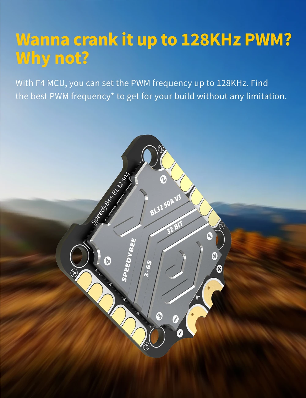 SpeedyBee F7 V3 Flight Stack 3-6S Lipo F7 V3 Flight Controller & BL32 50A ESC 30,5x30,5mm 500MB Flash voor RC FPV Freestyle Drone