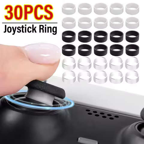 Invisible Joystick Protectors Elastic Rubber Anti-Wear Protector Ring Cover for Steam Deck Rog Ally Game Joystick Accessories