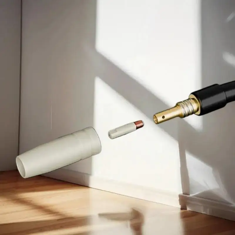 3PCS/Pack, MB-15Ak Mig New Coating Ceramic Non-stick Welding Slag Conductive Protective Nozzle European Shielded Accessorie