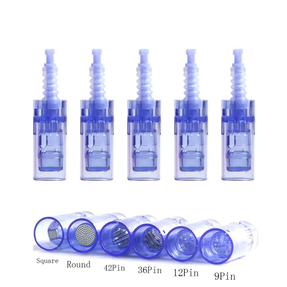 50-100-200-個使い捨てカートリッジバヨネットスロット針-a6-dermapen-12-36pin-交換タトゥー-micrneedle-ヒント