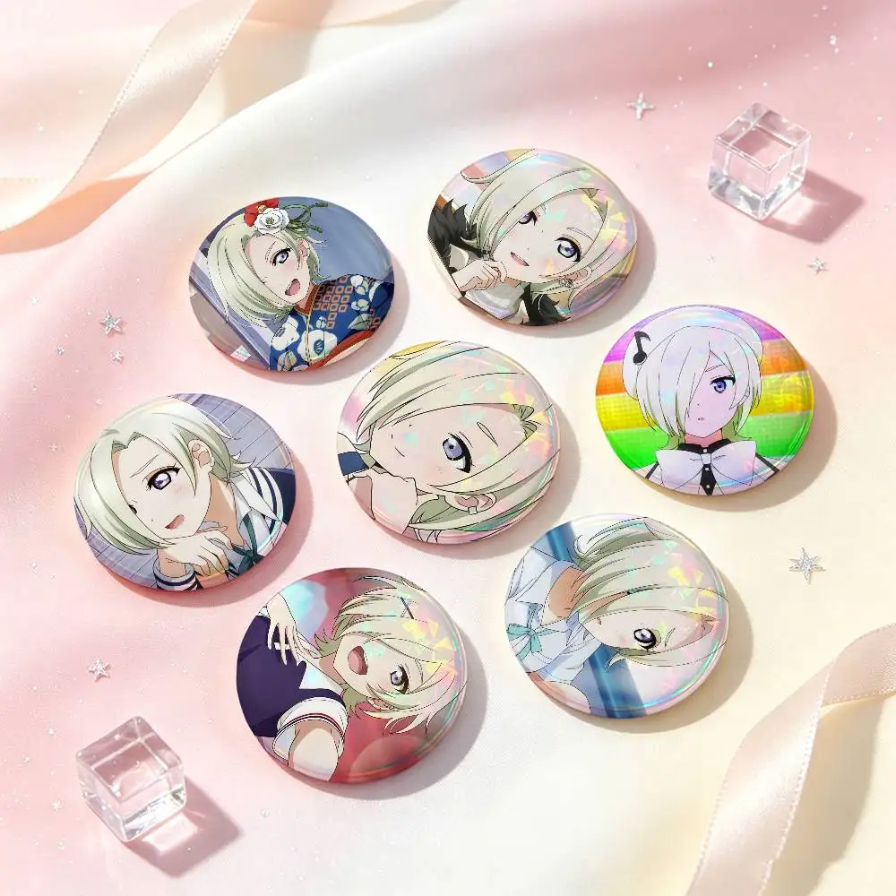 Mia Taylor - Insignias de Personajes de Anime, 25, 32, 44, 58, 75 mm, Redondas, para Cosplay, Decoración de Bolsos, Regalos para Fans, Coleccionistas, Amigos, Broche, Souvenir