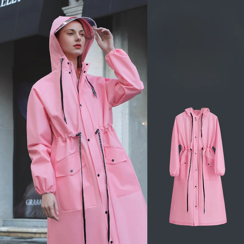 Raincoat Tourism Outdoor Hiking Waterproof Rain Poncho Raincoat Hooded Rain Coat High-quality