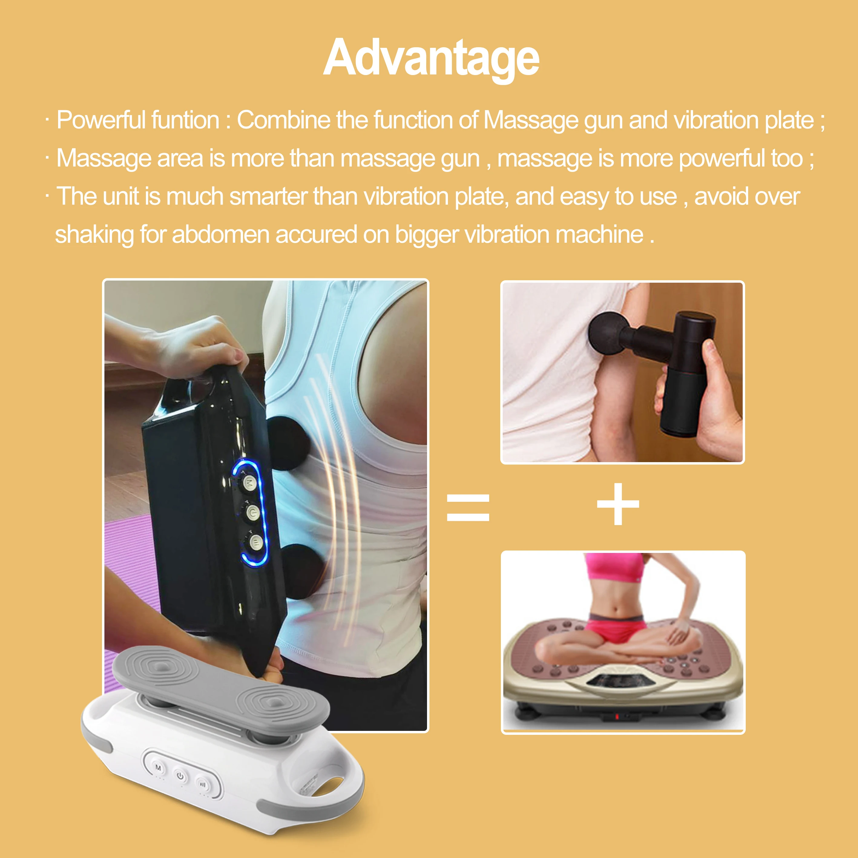 vibrationsplatte vibro power vibration plate exercise body massage machine