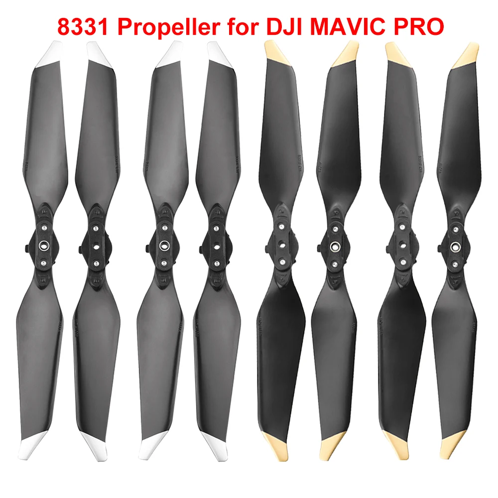 8 Pieces Replacement Low Noise 8331 Propeller for DJI MAVIC PRO Platinum Drone Spare Parts Props Folding Blade Accessory Wing