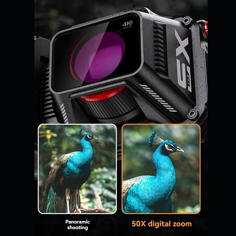 FULL-NVC500 70MP 4K HD Digital Camcorder Camera DSLR Digital Camera 50X Digital Zoom Cameras Travel Wifi Camcorder Camera