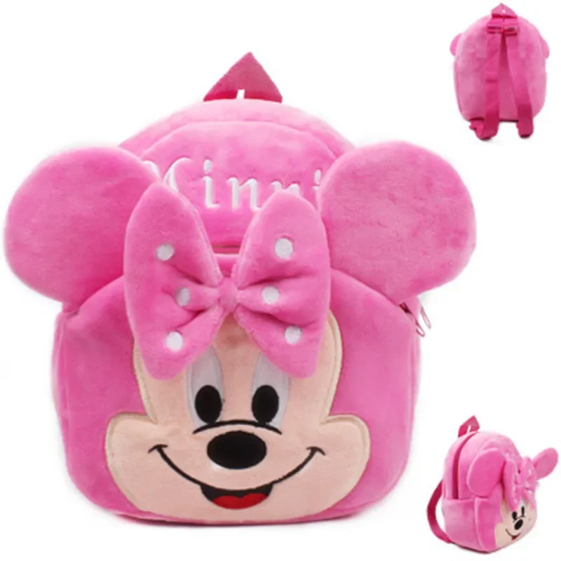 Disney Avengers spiderman mickey mouse Minnie Winnie the Pooh stitch Plush backpack Kids baby school bag birthday Toys Gift