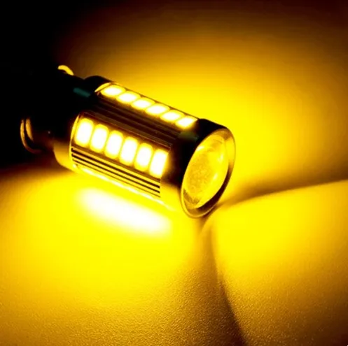 2 STKS PY21W P21/5 W 1156 Ba15s 1157 Bay15d Voor Auto Led-lampen Richtingaanwijzer 12 V 33SMD 7000 K Wit Rem Achteruit Inparkeren Lampen