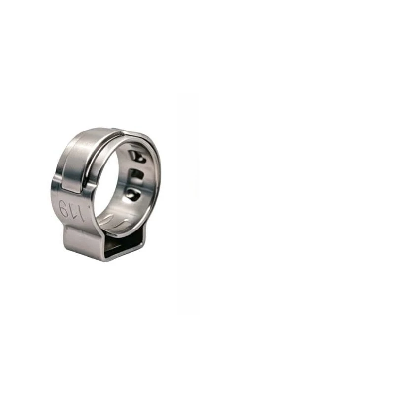 For Stainless Steel Single Ear Stepless Clamp 5.3-28. 6MM Gas Hose Clamp Strong Pipe Buckle