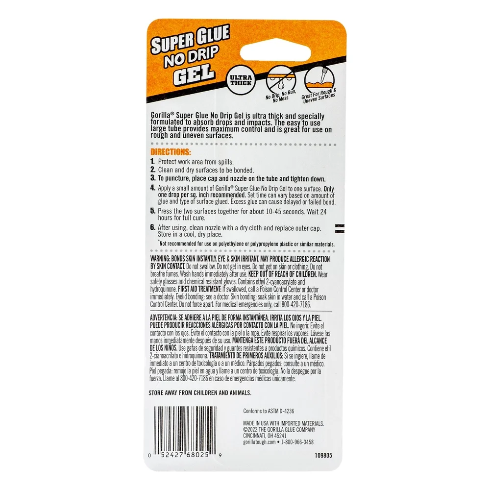 ノードリップジェル精密チップ接着剤 15g 速乾性 耐衝撃性 透明接着剤 多様な表面に対応 木材 金属 プラスチック セラミック 紙