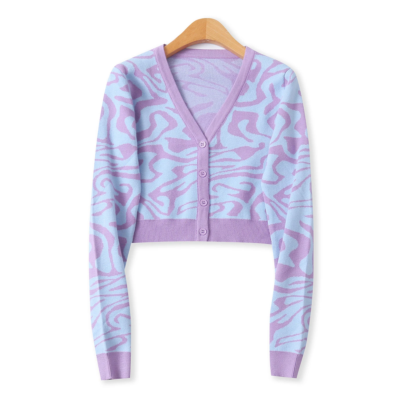 

Faionable ort Knitted Cardigan Women's Slim Fit Long Sve Single Button Autumn New Sle All Match Flower Embroidery Sw...