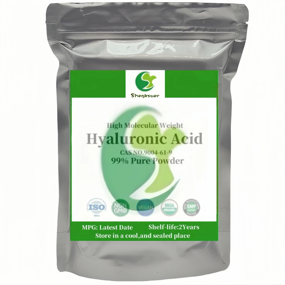 

Household Products Soap Making/Spices99% Hyaluronic Acid Serum Powder HA, High Molecular Weight Sodium,Free Shipping