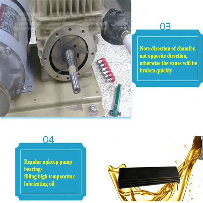 

4х43х95мм 7шт для деталей лопасти вакуумного насоса