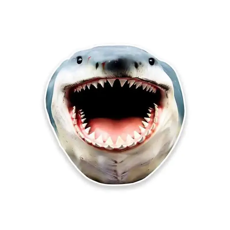 13cm X 13cm for Great White Diver Sea Car Stickers and Decals Personality Creative Stickers Fashion Occlusion Scratch