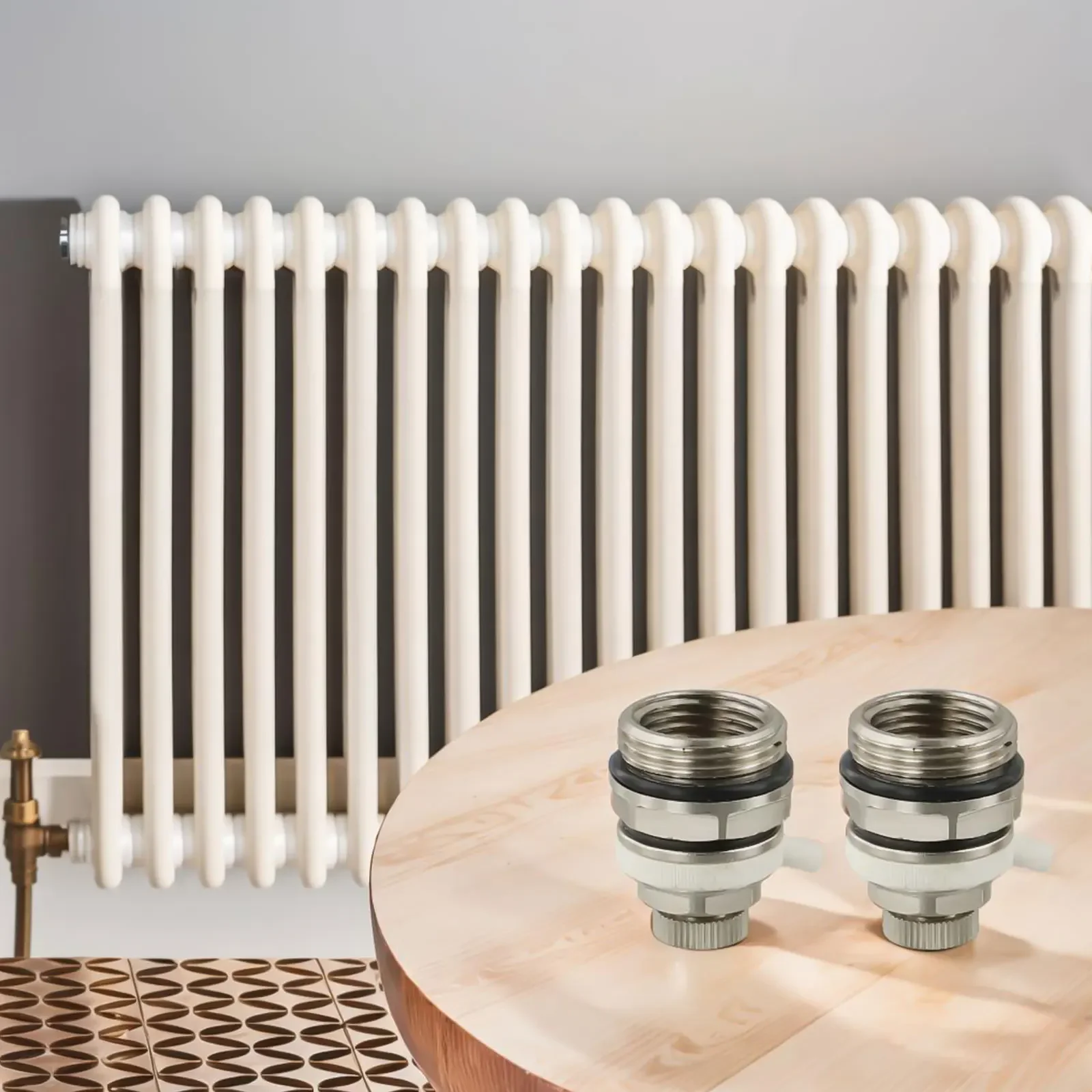 2Pack Automatic Bleed Valve 3/4 Inch Automatic Air Vent Valve Is Designed For Hassle-free Installation