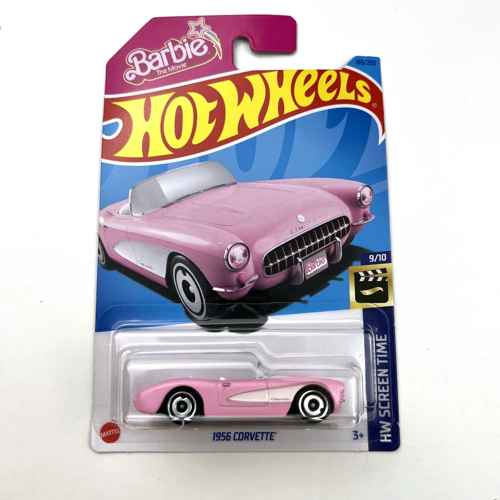 

2023-183 автомобили Hot Wheels 1956 CORVETTE 1/64 Коллекционная Металлическая Модель литья под давлением, игрушечные автомобили