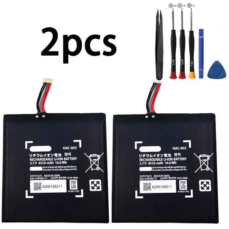 Nieuwe Echte HAC-003 HAC003 Oplaadbare Batterij Voor HAC 003 NS Switch Game Console HAC-001 4310 mAh Batterijen
