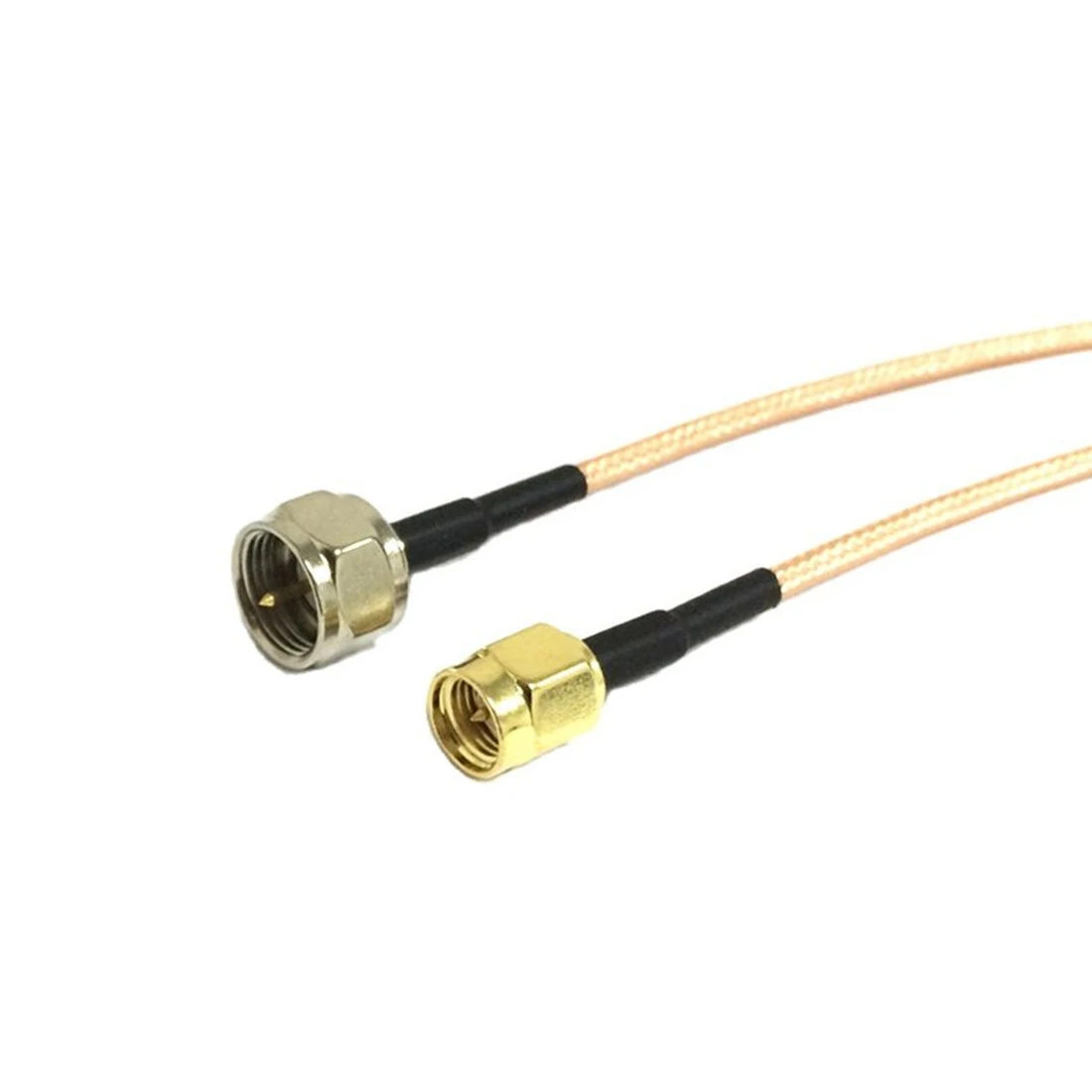 1pc New RF/RP SMA Male/ Female Right Angle 90-Degree to F Male Connector RG316 Coaxial Cable 15cm 6inch Adapter