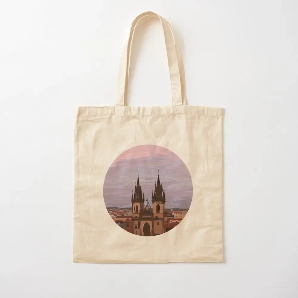 

Prague Tote Bag custom fabric bag large size bags Tote Bag