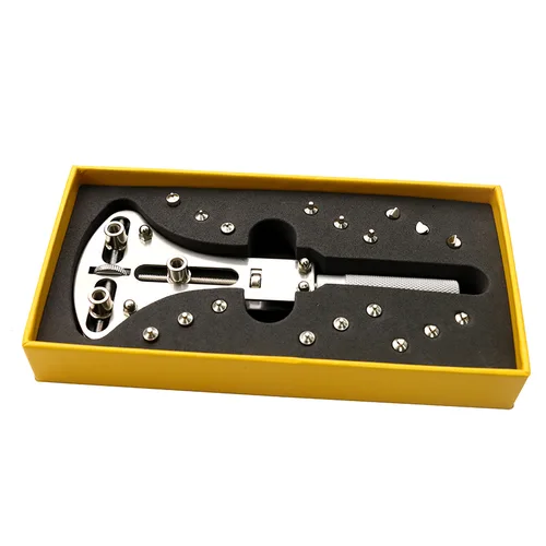 Imagen 1 del producto Herramienta de reparación grande de tres garras, diámetro de la cubierta trasera del reloj abierto, 55mm, máquina de cubierta abierta, llave de reparación de reloj, herramienta de extracción